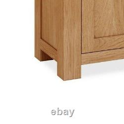 Sydney Moderne Chunky Chêne Petit Buffet / Petit Plateau / Solid Oak Cabinet