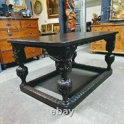 Table De Chêne Massif Antique