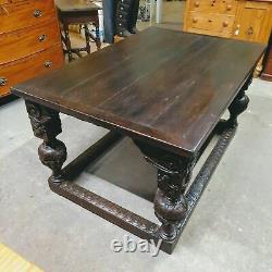 Table De Chêne Massif Antique
