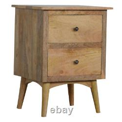 Table de chevet nordique en bois, armoire vintage, table d'appoint scandinave Nilson