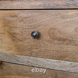 Table de chevet nordique en bois, meuble vintage, table d'appoint scandinave Nilson